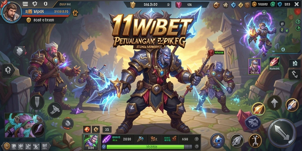 Tampilan aksi seru dalam game MMORPG 11WBET yang menawan.