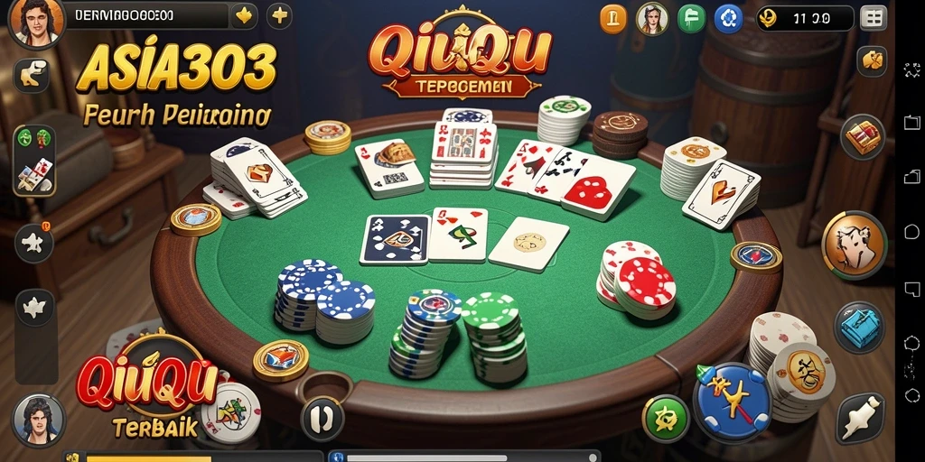 Tampilan gameplay QiuQiu yang menarik dan interaktif.