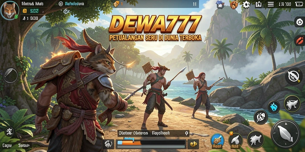 Screenshot utama DEWA777 menampilkan gameplay seru di dunia terbuka.