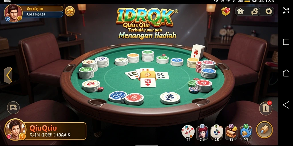 Gameplay seru QiuQiu di IDROK dengan teman-teman.