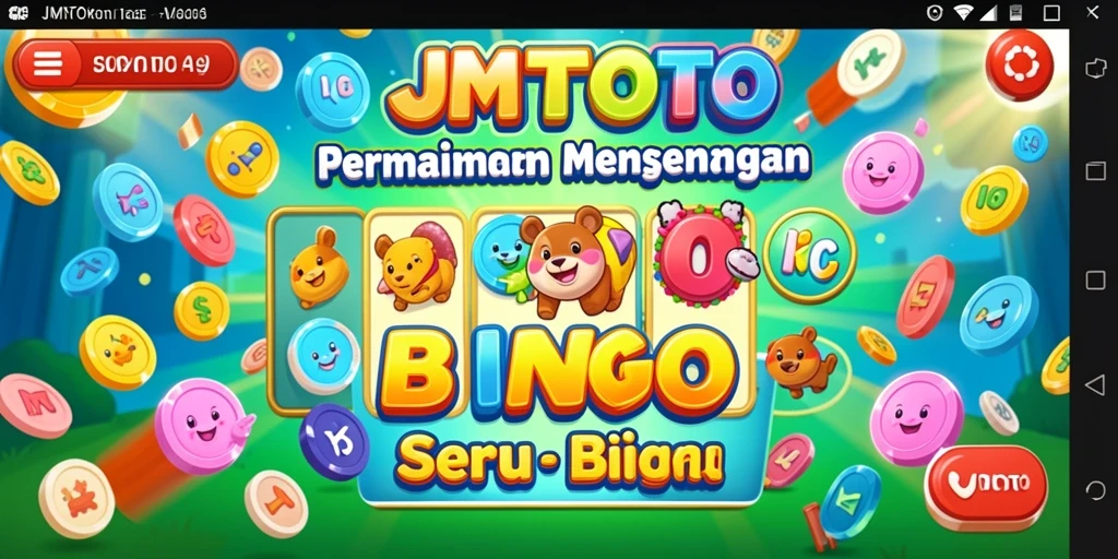 Tampilan gameplay Bingo JMTOTO yang seru dan interaktif.