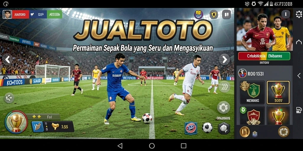 Tampilan gameplay JUALTOTO yang seru dan menegangkan.