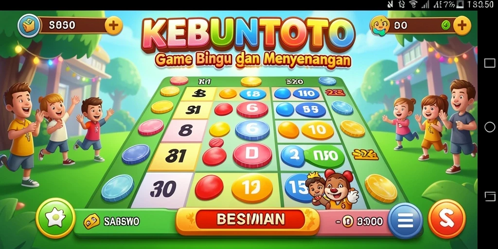 Gameplay KEBUNTOTO yang menarik dan interaktif.