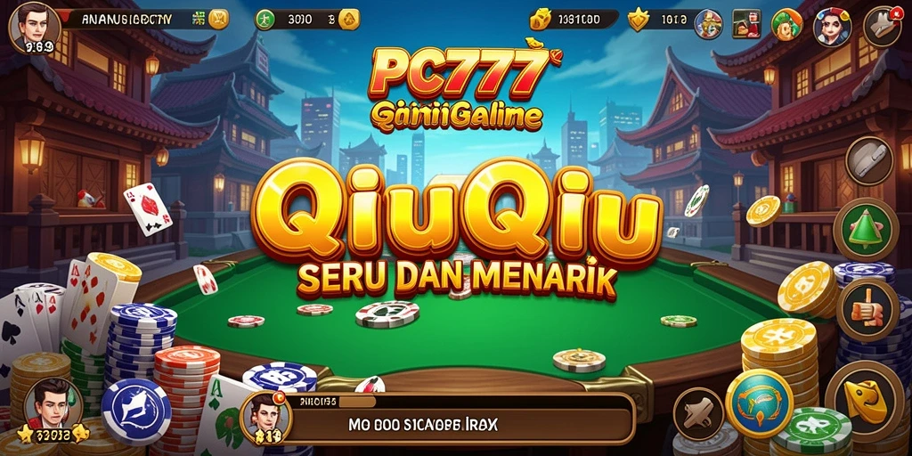 Tampilan permainan QiuQiu yang menarik dan seru di PC777.