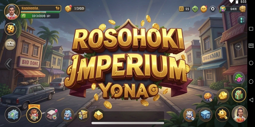 Tampilan gameplay <strong>ROSOHOKI</strong> menunjukkan pengelolaan bisnis yang mendebarkan.