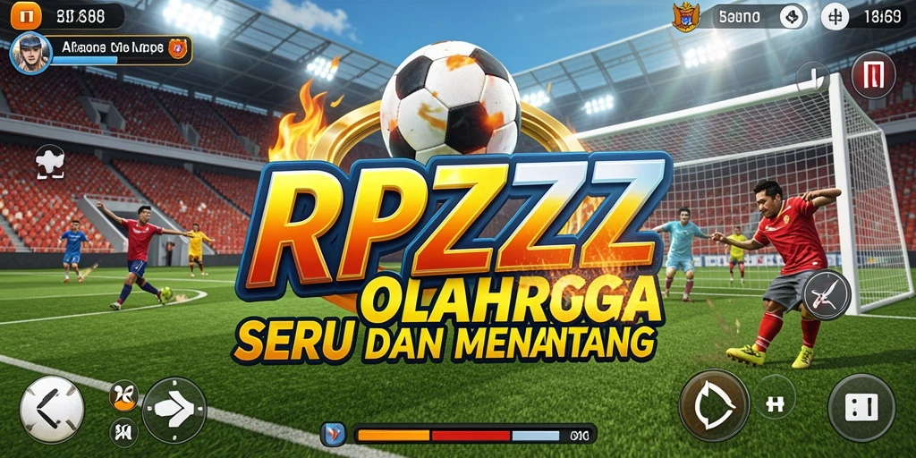 Screenshot gameplay menampilkan aksi seru dalam olahraga.
