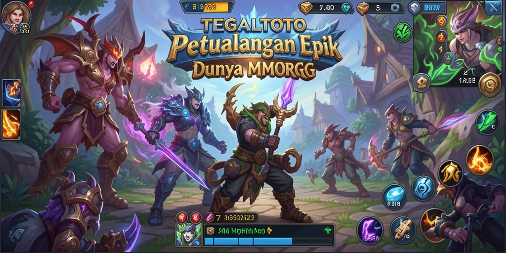 Gameplay TEGALTOTO menampilkan petualangan seru di dunia fantasi.