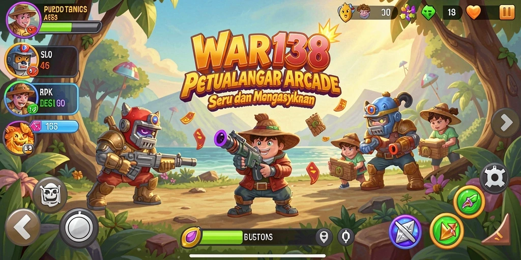 Tampilan gameplay <strong>WAR138</strong> yang seru dengan berbagai tantangan.